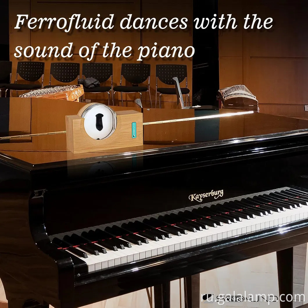 Феррофлюидный динамик музыка музыка, Symbiote в бутылке, фарфлюидная лампа, магнитная жидкая игрушка